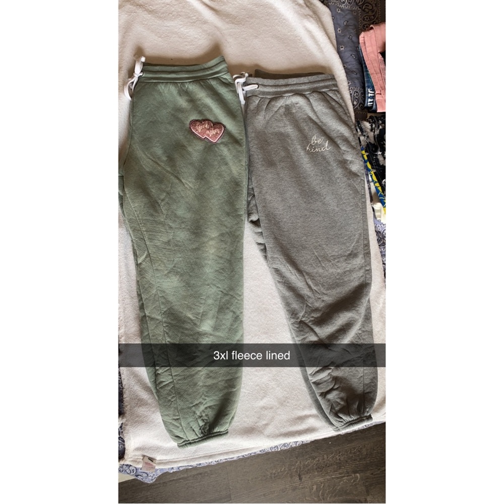 fleece lined sweatpants